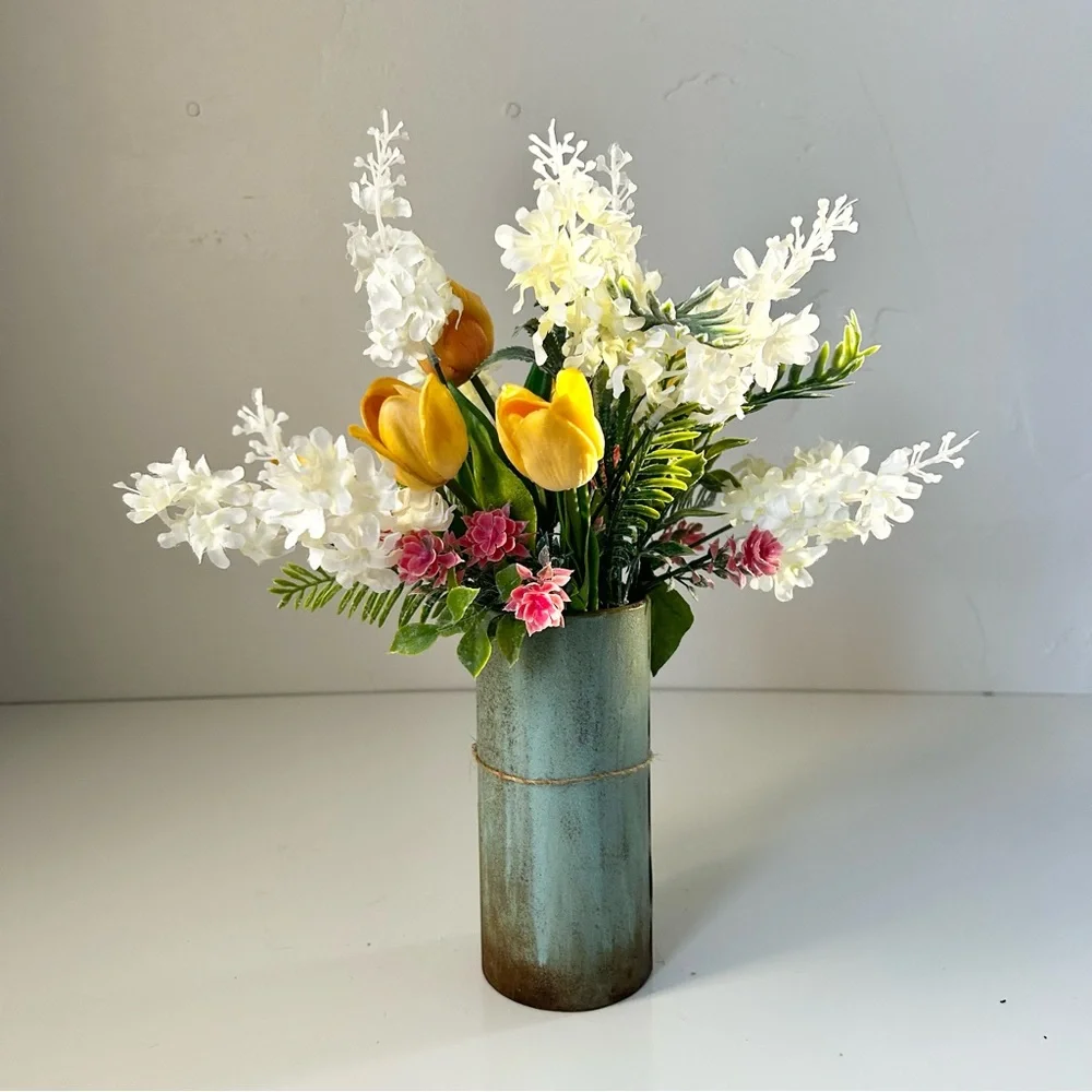 Spring Decorative Tulip Arrangement - Picture 2 of 5